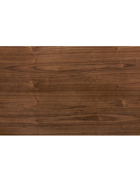 PEDRO Stół 160/90/75 cm Blat Orzechowy Nogi Czarne Drewniane Profilowane