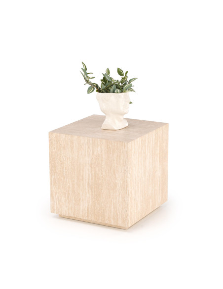 TRAVERTINO_S KWADRAT ława, trawertyn