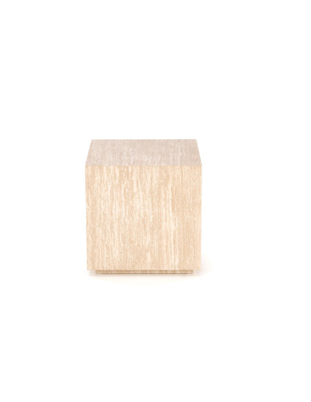 TRAVERTINO_S KWADRAT ława, trawertyn