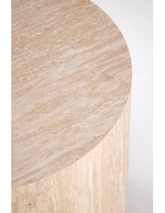 TRAVERTINO_S OKRĄGŁA ława, trawertyn 2