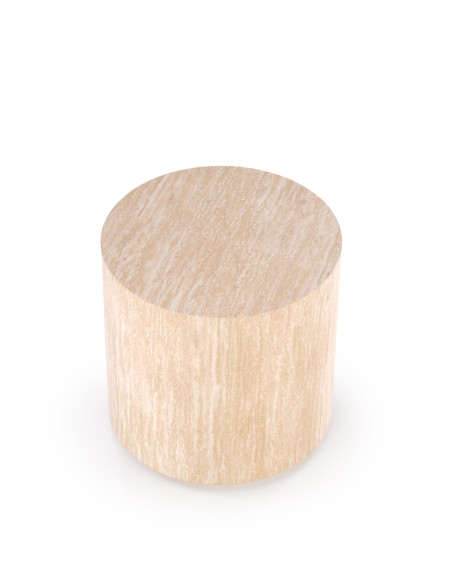 TRAVERTINO_S OKRĄGŁA ława, trawertyn