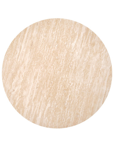 TRAVERTINO OKRĄGŁA ława, trawertyn