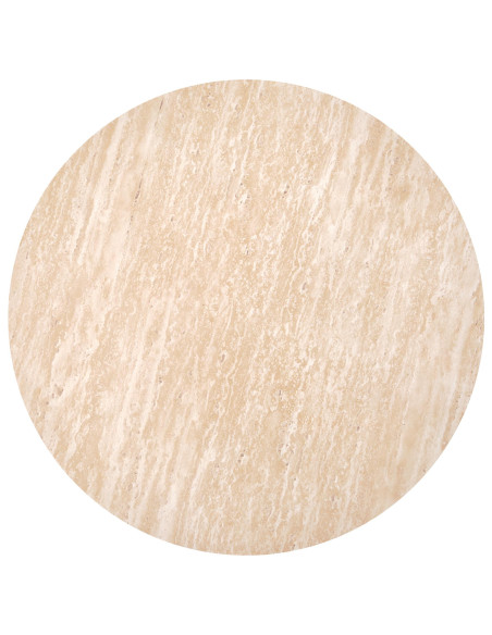 TRAVERTINO OKRĄGŁA ława, trawertyn