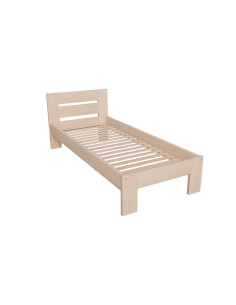 MATILDA 90x200 cm Łóżko Bukowe Naturalne Ze Stelażem | Natura i Styl