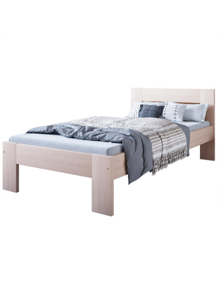 MATILDA 90x200 cm Łóżko Bukowe Naturalne Ze Stelażem | Natura i Styl