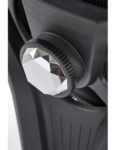 OSVALDO Fotel Czarny | Regulacja Podłokietników, Zagłówka, Podparcia Pleców