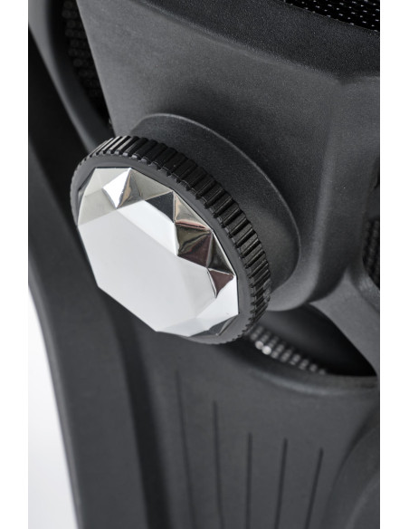 OSVALDO Fotel Czarny | Regulacja Podłokietników, Zagłówka, Podparcia Pleców