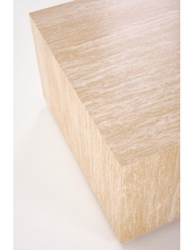 TRAVERTINO KWADRAT ława, trawertyn