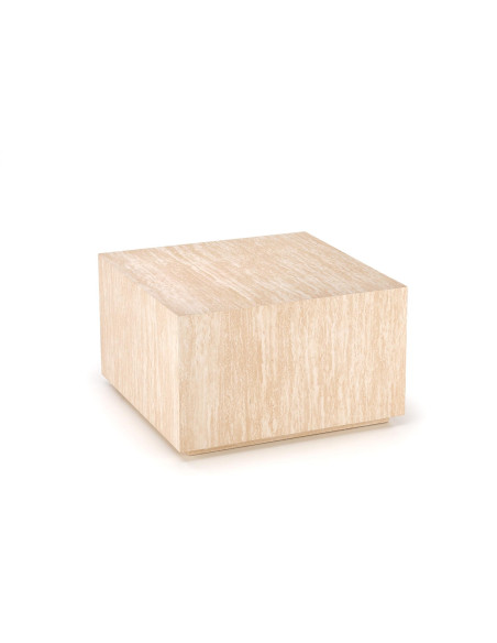 TRAVERTINO KWADRAT ława, trawertyn