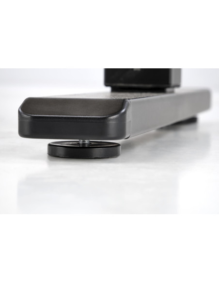 B53 biurko biurko z funkcją regulacji wysokości, dąb artisan / czarny (2p 1szt)