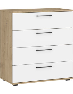 FORMO system szaf modułowych - KOMODA KM-1 dąb artisan/biały (1P 1SZT)