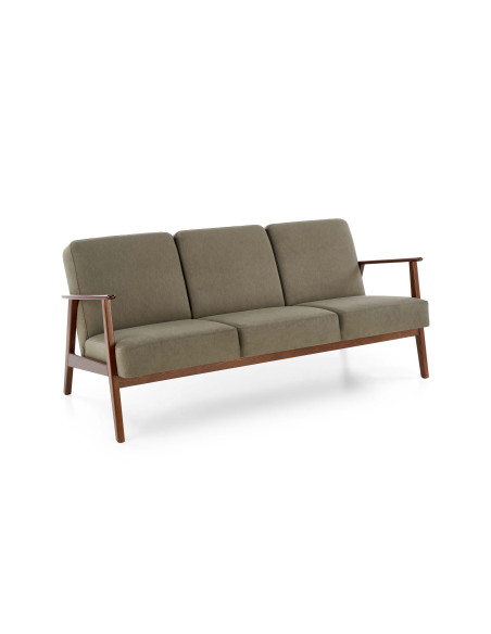 MILANO 3S sofa - oliwkowy tap. Castel 39 (1p 1szt)