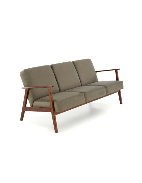 MILANO 3S sofa - oliwkowy tap. Castel 39 (1p 1szt)