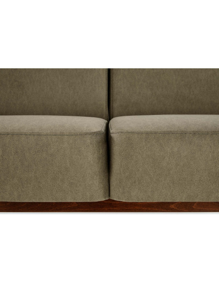MILANO 3S sofa - oliwkowy tap. Castel 39 (1p 1szt)