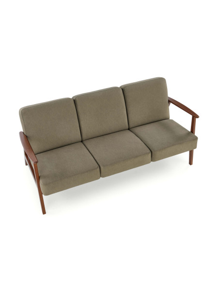 MILANO 3S sofa - oliwkowy tap. Castel 39 (1p 1szt)