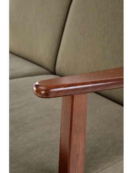 MILANO 2S sofa - oliwkowy tap. Castel 39 (1p 1szt)