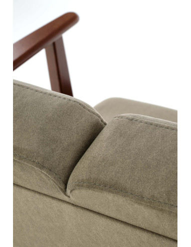 MILANO 2S sofa - oliwkowy tap. Castel 39 (1p 1szt)