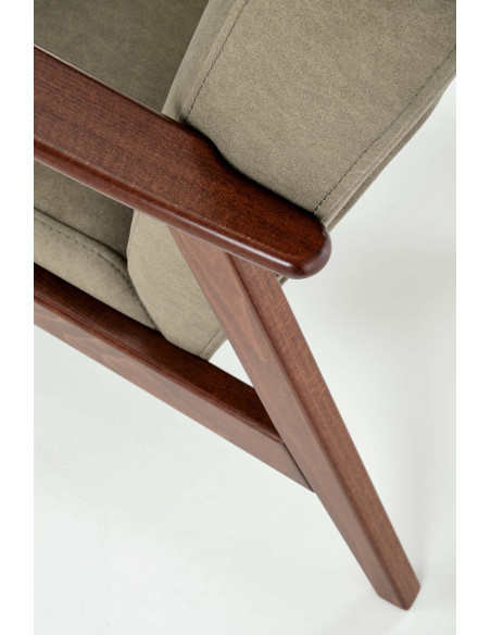 MILANO 1S fotel - oliwkowy tap. Castel 39 (1p 1szt)