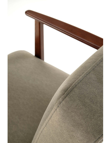 MILANO 1S fotel - oliwkowy tap. Castel 39 (1p 1szt)