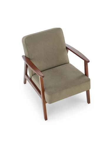 MILANO 1S fotel - oliwkowy tap. Castel 39 (1p 1szt)