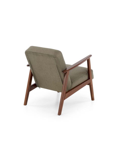 MILANO 1S fotel - oliwkowy tap. Castel 39 (1p 1szt)