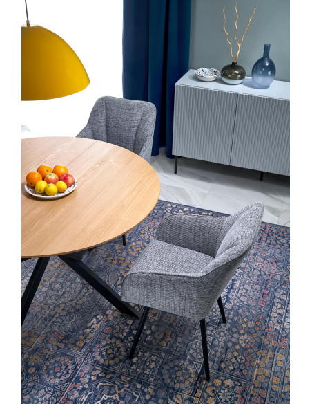 ACORD stół rozkładany,  naturalny / czarny (2p 1szt)