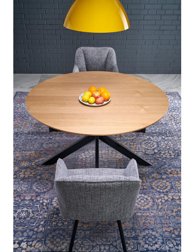 ACORD stół rozkładany,  naturalny / czarny (2p 1szt)