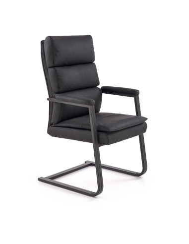 ADRIANO SKID fotel pracowniczy czarny