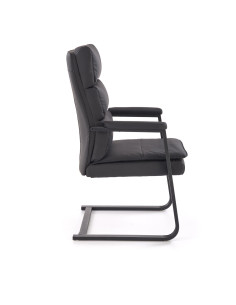 ADRIANO SKID fotel pracowniczy czarny 2