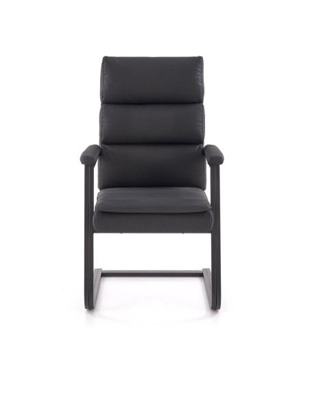 ADRIANO SKID fotel pracowniczy czarny