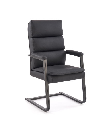 ADRIANO SKID fotel pracowniczy czarny