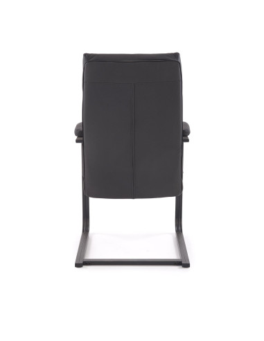 ADRIANO SKID fotel pracowniczy czarny