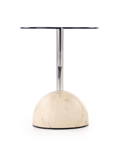 ARIANA ława, beżowy marmur / brązowy (2p 1szt)