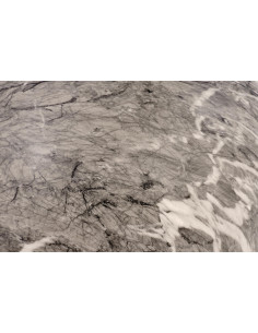 ARIANA ława, popielaty marmur / transparentny (2p 1szt) 2