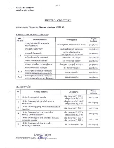 ASTRAL fotel gabinetowy czarny  (1p 1szt)