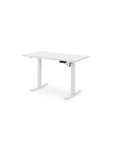 B/54 biurko z funkcją regulacji wysokości, blat - biały, stelaż - biały