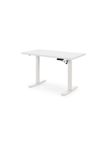 B/54 biurko z funkcją regulacji wysokości, blat - biały, stelaż - biały