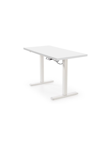 B/54 biurko z funkcją regulacji wysokości, blat - biały, stelaż - biały