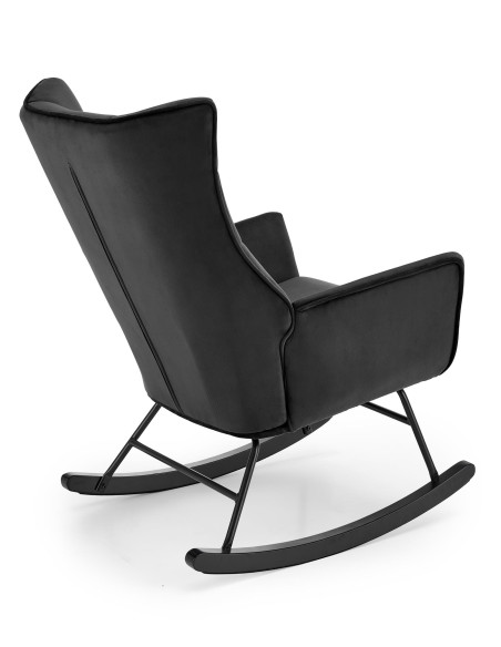 BAZALTO fotel bujany czarny (1p 1szt)