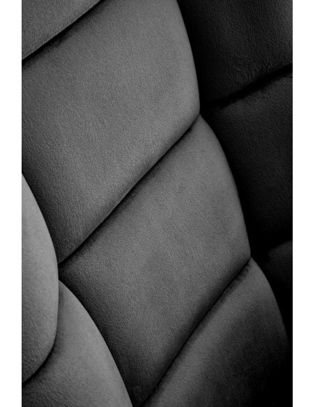 BAZALTO fotel bujany czarny (1p 1szt)