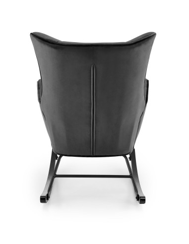 BAZALTO fotel bujany czarny (1p 1szt)