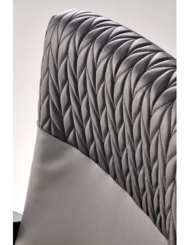 BJORN fotel obrotowy czarno-popielaty