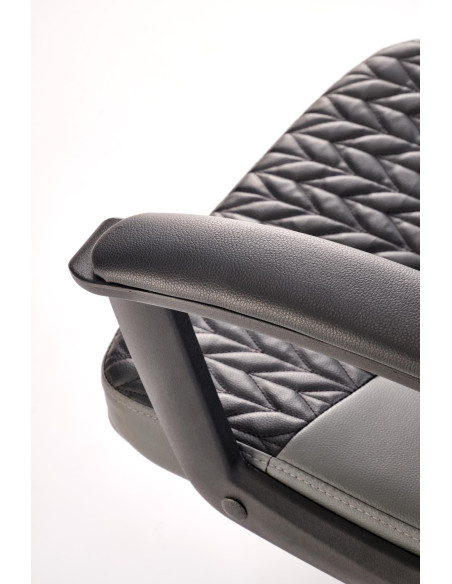 BJORN fotel obrotowy czarno-popielaty