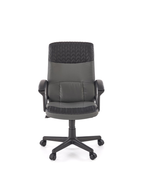 BJORN fotel obrotowy czarno-popielaty