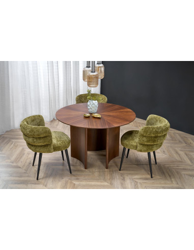 CALDO stół okrągły, orzechowy (2p 1szt)