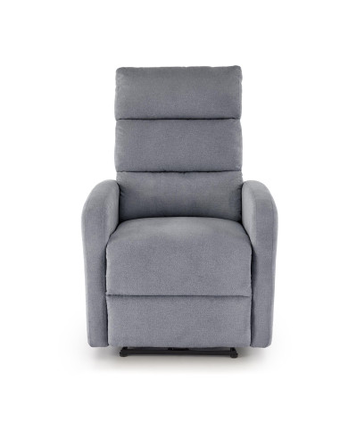 CARINIO fotel wypoczynkowy popielaty