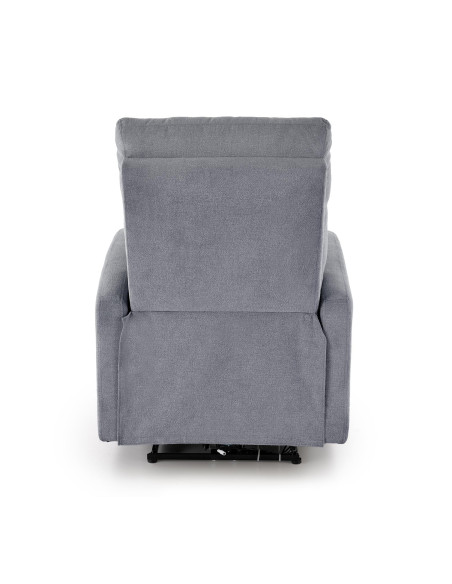 CARINIO fotel wypoczynkowy popielaty