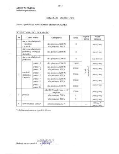 CASPER fotel gabinetowy czarny  (1p 1szt)