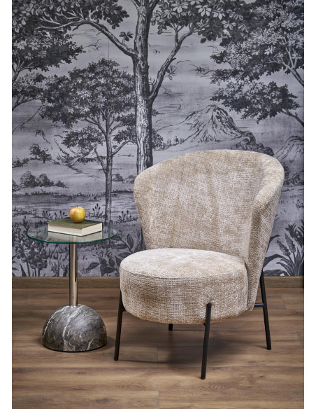 CEZAR fotel wypoczynkowy, beżowy (1p 1szt)