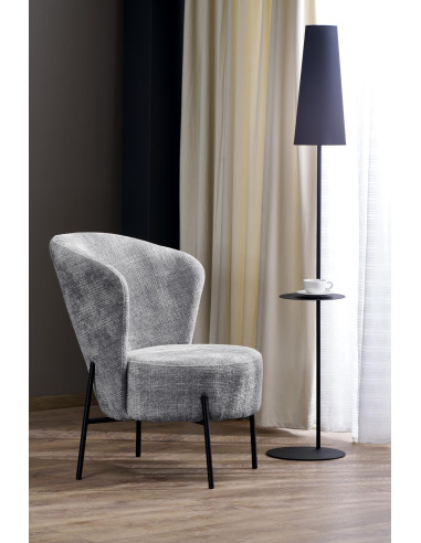 CEZAR fotel wypoczynkowy, popielaty (1p 1szt)